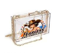 GEEADNB Personalized Leather Cell Phone Wallet Women ID Credit Card Case Fearless, Fabulous, Adventure, Leather Purse for Lover Large Capacity Purse Gift