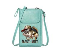 GEEADNB Personalized Leather Cell Phone Wallet Zip Around Credit Card Bags American flag patch Camouflage baseball cap Customized Gift Suitable for Daily Gifting