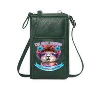 GEEADNB Personalized Leather Cell Phone Wallet Zipper Womens Wallet limited edition llama vibrant design Elegant Gift for Mother's Day