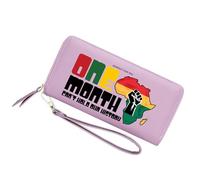 GEEADNB Personalized Liberation Themed Wallets for Women, Birthday Gift, Memorial Gift for Family&Friends, Graduation Gift for Teachers Classmates 1299c