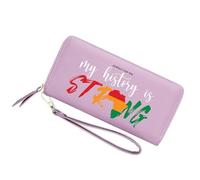 GEEADNB Personalized Liberation Themed Wallets for Women, Birthday Gift, Memorial Gift for Family&Friends, Graduation Gift for Teachers Classmates 1299t