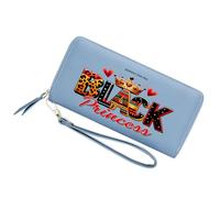 GEEADNB Personalized Liberation Themed Women's Wallet, Birthday Gift, Memorial Gift for Family&Friends, Graduation Gift for Teachers Classmates 1123n