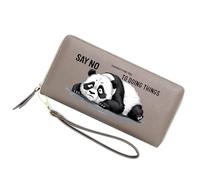 GEEADNB Personalized Panda Women Wallets,Valentine's Day Gift for Lover from Husband,Birthday Gift for Son Daughter from Parent,Graduation Gift for Classmates and Teachers 1305l