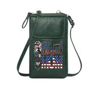 GEEADNB Personalized Small Bags with Pocket Bags with Card Slots Patriotism American flag Motherhood Suitable for Everyday Use for Valentine's Day Birthday Gifts
