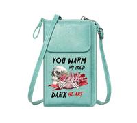 GEEADNB Personalized Small Bags with Pocket Customized Phone Bags Contrast Human Emotion Mortality and Life Romantic Gifts for Wife Girlfriend Perfect for Printed Present