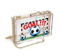 GEEADNB Personalized Small Bags with Pocket Personalized Leather Cell Phone Wallet Goalpost, GOAL!!!, Soccer Ball, Christmas Holiday Present Season Gifts