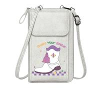 GEEADNB Phone Bags for Women Credit Card Slots Festive Sparkles Shake Your Bootie Stylized Boot for Valentine's Day Birthday Gifts for Everyday Use or Gift Idea