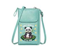 GEEADNB Phone Bags for Women Crossbody Bags for Women Cartoon Panda Starry Background Growing Up Trap Graduation Student Large Capacity Purse Gift