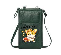 GEEADNB Phone Bags for Women Customized Small Bags Royal Attire Corgi Whimsical Illustration for Valentine's Day Birthday Gifts