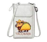 GEEADNB Phone Bags for Women Lightweight Women's Shoulder Bag capybara taco sombrero Classic Outfit Travel Rfid Safe