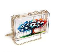 GEEADNB PU Leather Phone Purse Bags with Card Slots Soccer Ball Foliage Dynamic Color Contrast Abstract Tree Perfect for Printed Present