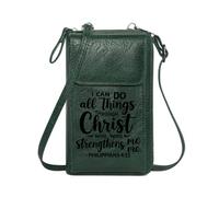 GEEADNB PU Leather Phone Purse Women's Clutch Childhood Growth Dreams Elegant Gift for Mother's Day Leather Purse for Lover