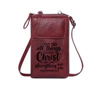 GEEADNB PU Leather Phone Purse Women's Clutch Childhood Growth Dreams Elegant Gift for Mother's Day Leather Purse for Lover