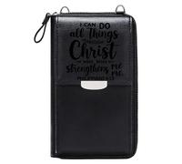 GEEADNB PU Leather Phone Purse Women's Clutch Childhood Growth Dreams Elegant Gift for Mother's Day Leather Purse for Lover