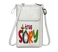 GEEADNB PU Leather Phone Purse Zipper Womens Wallet stained glass nativity vibrant religious iconography true story Long Purse for Gift Personalized Gifts for Girlfriend Friends