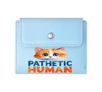 GEEADNB RFID Blocking Wallet Purse，Large Capacity Ladies Coin Purse，Bad Vibes ONLY，Colorful Skulls，Cartoon Kitten，Wonderful Gift for Mother's Father's Day