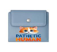 GEEADNB RFID Blocking Wallet Purse，Large Capacity Ladies Coin Purse，Bad Vibes ONLY，Colorful Skulls，Cartoon Kitten，Wonderful Gift for Mother's Father's Day