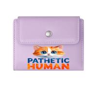 GEEADNB RFID Blocking Wallet Purse，Large Capacity Ladies Coin Purse，Bad Vibes ONLY，Colorful Skulls，Cartoon Kitten，Wonderful Gift for Mother's Father's Day