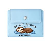 GEEADNB RFID Blocking Wallet Purse,Large Capacity Ladies Coin Purse,Do Not Disturb,Quiet Time,Relaxation,Thanksgiving Birthday Gift for Women Romantic Gift for Wife/Girlfriend.