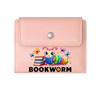 GEEADNB RFID Blocking Wallet Purse，Multi-Functional Women's Wallet，Bookworm，Whimsical，Books，Romantic Gift for Wife/Girlfriend. Wonderful Gift for Mother's Father's Day