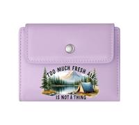 GEEADNB RFID Blocking Wallet Purse，Multi-Functional Women's Wallet，Camping，Lake，Fresh Air，Wonderful Gift for Mother's Father's Day Thoughtful Gift for Father's Day，Teacher's Day