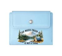 GEEADNB RFID Blocking Wallet Purse，Multi-Functional Women's Wallet，Camping，Lake，Fresh Air，Wonderful Gift for Mother's Father's Day Thoughtful Gift for Father's Day，Teacher's Day