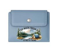 GEEADNB RFID Blocking Wallet Purse,Multi-Functional Women's Wallet,Camping,Lake,Fresh Air,Wonderful Gift for Mother's Father's Day Thoughtful Gift for Father's Day,Teacher's Day