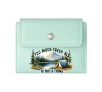 GEEADNB RFID Blocking Wallet Purse，Multi-Functional Women's Wallet，Camping，Lake，Fresh Air，Wonderful Gift for Mother's Father's Day Thoughtful Gift for Father's Day，Teacher's Day