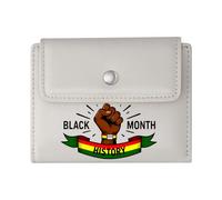 GEEADNB RFID Blocking Wallet Purse，Slim Women's Wallet，Pan-African Colors，Graphic Design，Black History Month，Thanksgiving Birthday Gift for Women Romantic Gift for Wife/Girlfriend.