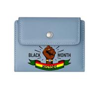 GEEADNB RFID Blocking Wallet Purse，Slim Women's Wallet，Pan-African Colors，Graphic Design，Black History Month，Thanksgiving Birthday Gift for Women Romantic Gift for Wife/Girlfriend.