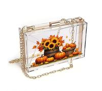 GEEADNB RFID Blocking Zipper Phone Wallet Phone Bags for Women Pumpkins Harvest Autumn Perfect for Outfits Travel Rfid Safe