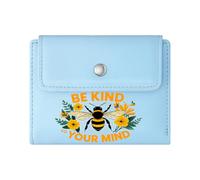 GEEADNB Slim Minimalist Card Holder,Large Capacity Ladies Coin Purse,Dreamcatcher,Inspirational Quote,Vibrant Colors,Romantic Gift for Wife/Girlfriend. Thanksgiving Birthday Gift for Women