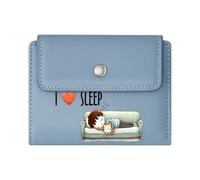 GEEADNB Slim Minimalist Card Holder，Large Capacity Ladies Coin Purse，Humorous Meme Grumpy Cat Unimpressed Look Thanksgiving Birthday Gift for Women Wonderful Gift for Mother's Father's Day