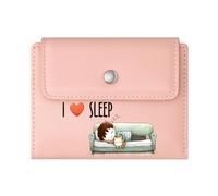 GEEADNB Slim Minimalist Card Holder，Large Capacity Ladies Coin Purse，Humorous Meme Grumpy Cat Unimpressed Look Thanksgiving Birthday Gift for Women Wonderful Gift for Mother's Father's Day