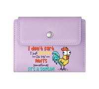 GEEADNB Slim Minimalist Card Holder，Large Capacity Ladies Coin Purse，Internet Meme Cartoon Cat Assertive Humor Thanksgiving Birthday Gift for Women Romantic Gift for Wife/Girlfriend.