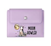 GEEADNB Slim Minimalist Card Holder，Multi-Functional Women's Wallet，Cartoon Bulldog Bone Playful Design Wonderful Gift for Mother's Father's Day Thanksgiving Birthday Gift for Women