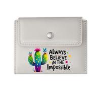 GEEADNB Slim Minimalist Card Holder,Multi-Functional Women's Wallet,Colorful Floral Design,Enjoy The Little Things,Heart-Shaped hot air Balloon,Romantic Gift for Wife/Girlfriend.