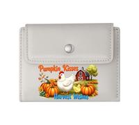 GEEADNB Slim Minimalist Card Holder，Multi-Functional Women's Wallet，Harvest Autumn Festive Romantic Gift for Wife/Girlfriend. Wonderful Gift for Mother's Father's Day