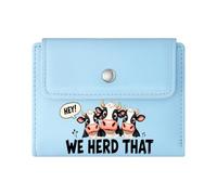 GEEADNB Slim Minimalist Card Holder,Multi-Functional Women's Wallet,Pasture Bedtime Phrase,Floral Crown,Animals,Thanksgiving Birthday Gift for Women Romantic Gift for Wife/Girlfriend.