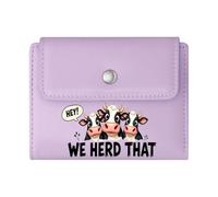 GEEADNB Slim Minimalist Card Holder,Multi-Functional Women's Wallet,Pasture Bedtime Phrase,Floral Crown,Animals,Thanksgiving Birthday Gift for Women Romantic Gift for Wife/Girlfriend.