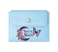 GEEADNB Slim Minimalist Card Holder，Multi-Functional Women's Wallet，Sarcastic Humor，Cartoon Cow，Deja-MOO，Romantic Gift for Wife/Girlfriend. Wonderful Gift for Mother's Father's Day