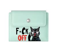 GEEADNB Slim Minimalist Card Holder,RFID Blocking Wallet Purse,Approved Visitors Black cat Cartoonish Humor Wonderful Gift for Mother's Father's Day Thoughtful Gift for Father's Day,Teacher's Day