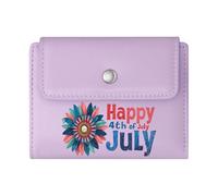 GEEADNB Slim Minimalist Card Holder，Slim Women's Wallet，Rainbow，Flowers，Bloom，Romantic Gift for Wife/Girlfriend. Thoughtful Gift for Father's Day，Teacher's Day