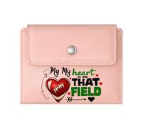 GEEADNB Slim Women's Wallet,Large Capacity Ladies Coin Purse,Flames Patriotic Eagle American Football Thanksgiving Birthday Gift for Women Romantic Gift for Wife/Girlfriend.