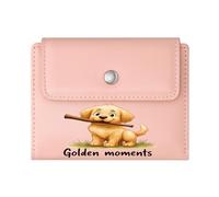 GEEADNB Slim Women's Wallet，Large Capacity Ladies Coin Purse，Fluffy Puppy Colorful Balloons Whimsical Atmosphere Wonderful Gift for Mother's Father's Day Thanksgiving Birthday Gift for Women