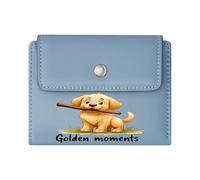 GEEADNB Slim Women's Wallet，Large Capacity Ladies Coin Purse，Fluffy Puppy Colorful Balloons Whimsical Atmosphere Wonderful Gift for Mother's Father's Day Thanksgiving Birthday Gift for Women