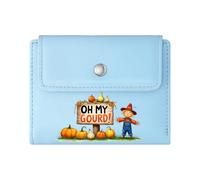 GEEADNB Slim Women's Wallet，Large Capacity Ladies Coin Purse，Rustic Animals Autumn Harvest Harvest Celebration Romantic Gift for Wife/Girlfriend. Thoughtful Gift for Father's Day，Teacher's Day
