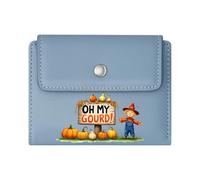 GEEADNB Slim Women's Wallet，Large Capacity Ladies Coin Purse，Rustic Animals Autumn Harvest Harvest Celebration Romantic Gift for Wife/Girlfriend. Thoughtful Gift for Father's Day，Teacher's Day