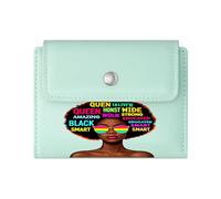 GEEADNB Slim Women's Wallet,Multi-Functional Women's Wallet,Queen,Black,Woke,Thoughtful Gift for Father's Day,Teacher's Day Romantic Gift for Wife/Girlfriend.