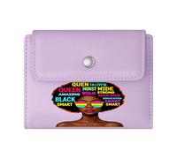 GEEADNB Slim Women's Wallet,Multi-Functional Women's Wallet,Queen,Black,Woke,Thoughtful Gift for Father's Day,Teacher's Day Romantic Gift for Wife/Girlfriend.
